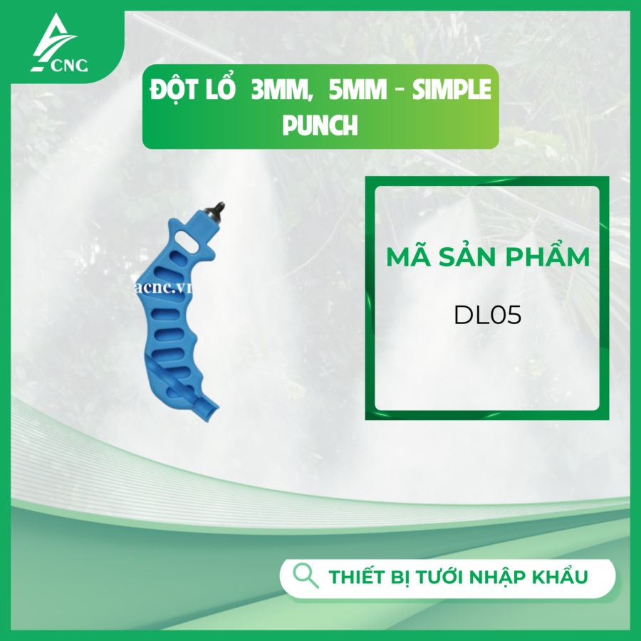 Đột lổ  3mm,  5mm - Simple Punch