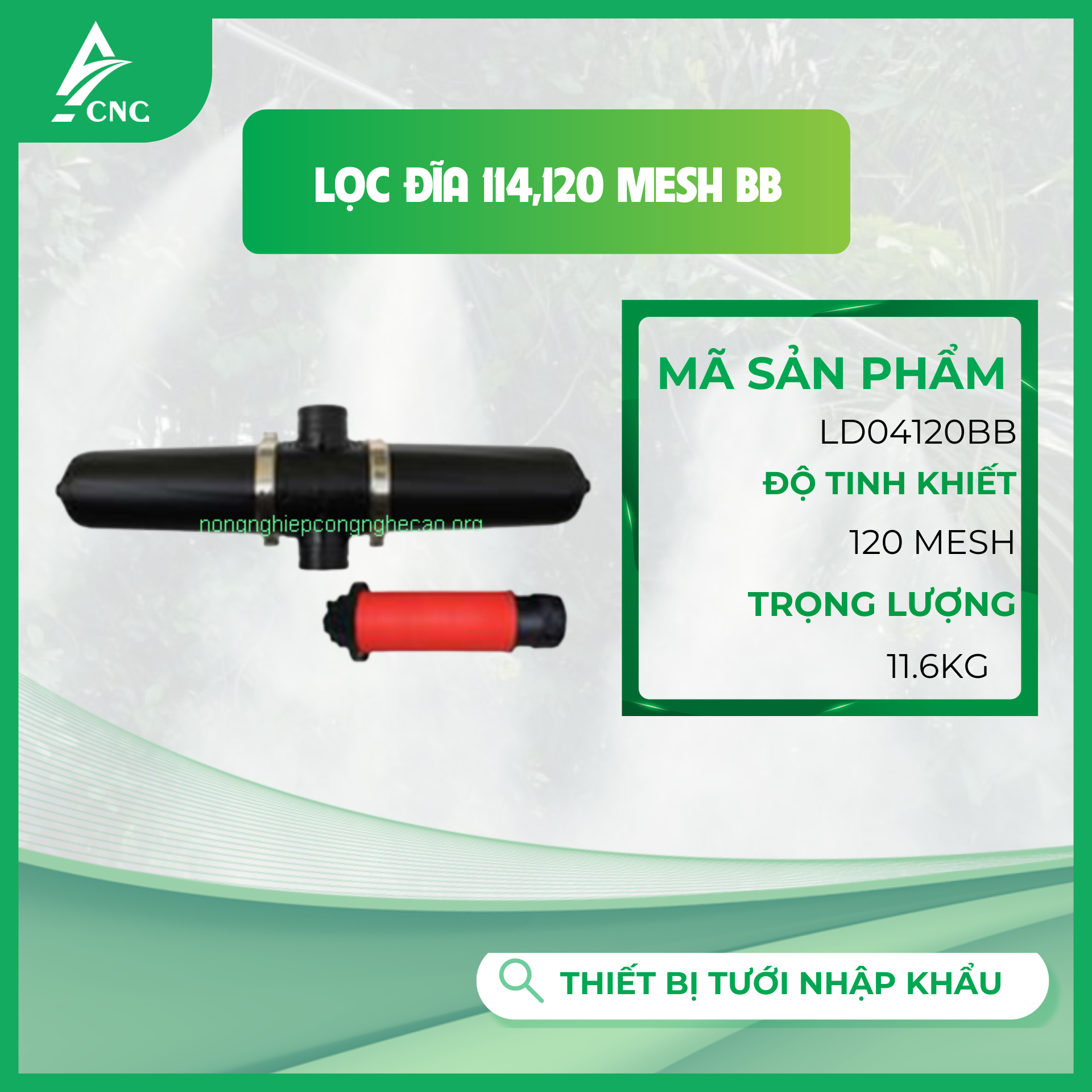 Lọc đĩa 114,120 mesh BB