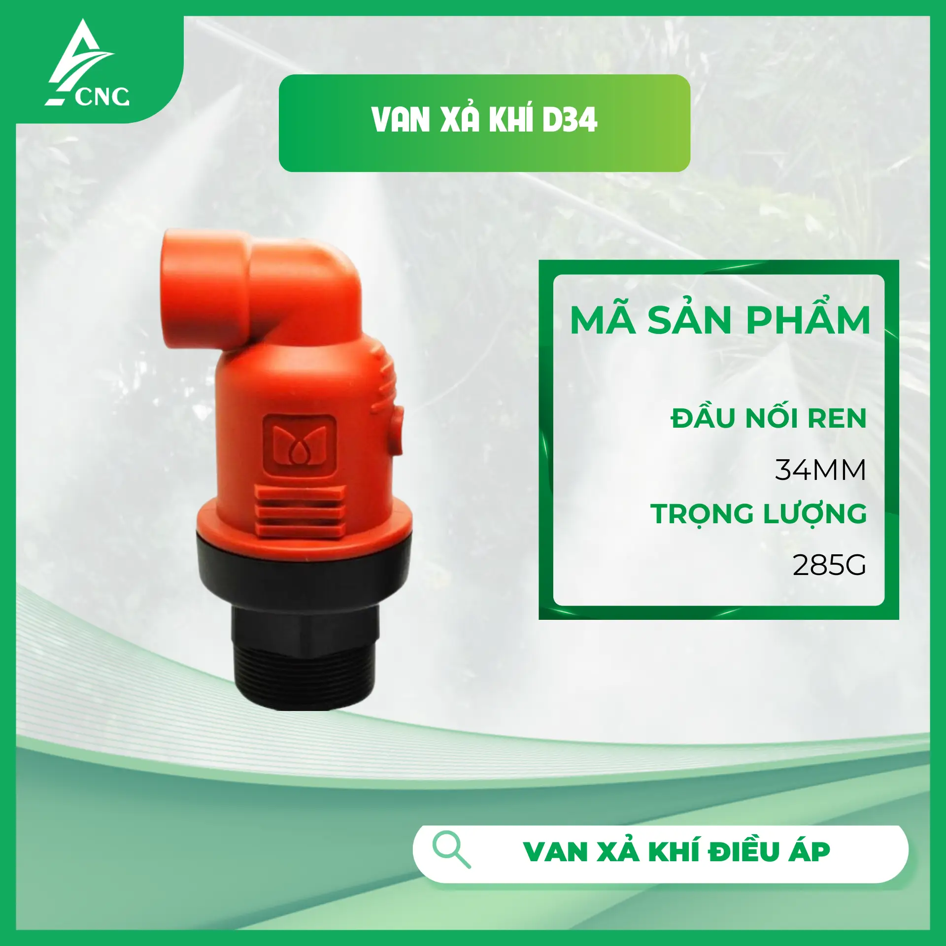 Van Xả Khí D34