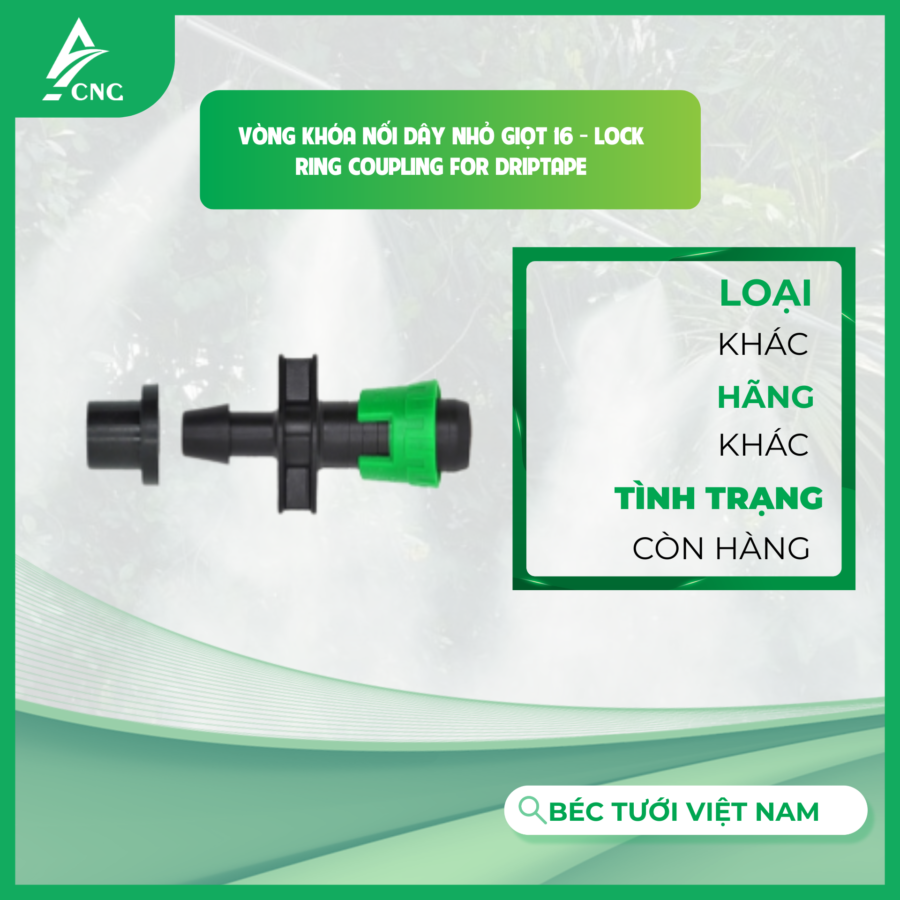 Vòng khóa dây nhỏ giọt- khởi thủy 16*12mm - PVC Offtake for Driptape