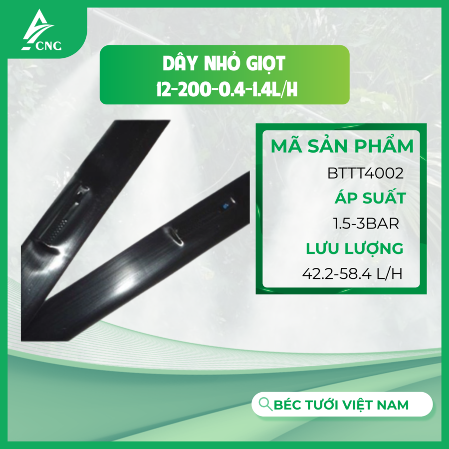 Dây nhỏ giọt 16-300-0.2-2L/H
