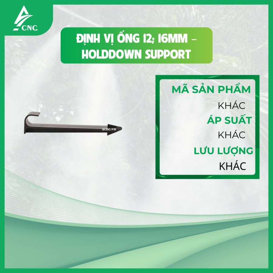 Định vị ống 12; 16mm - Holddown Support