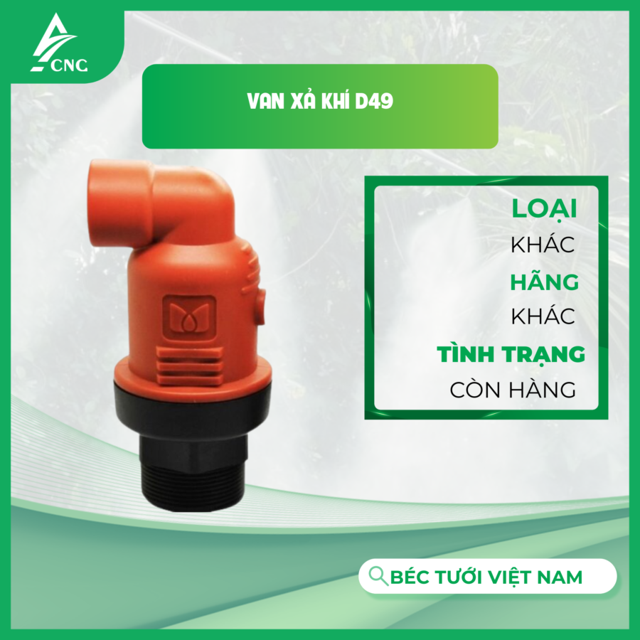 Van xả khí D49