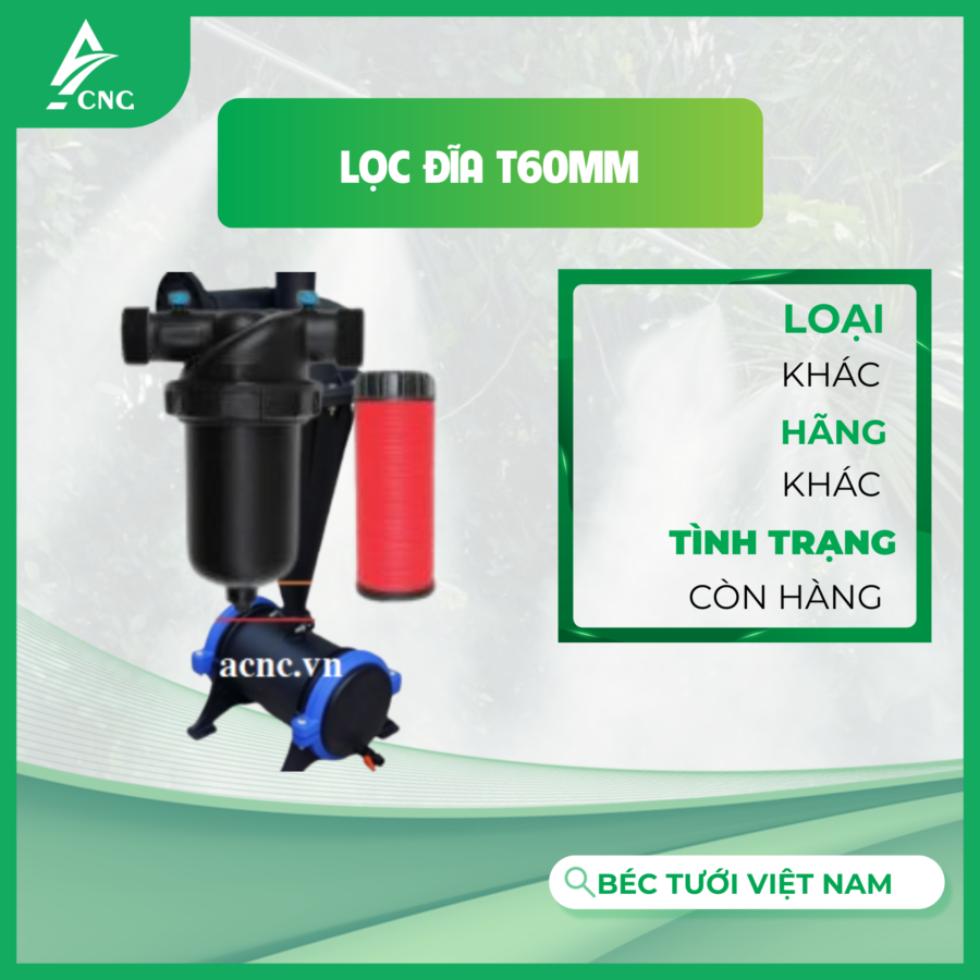Lọc đĩa T60mm