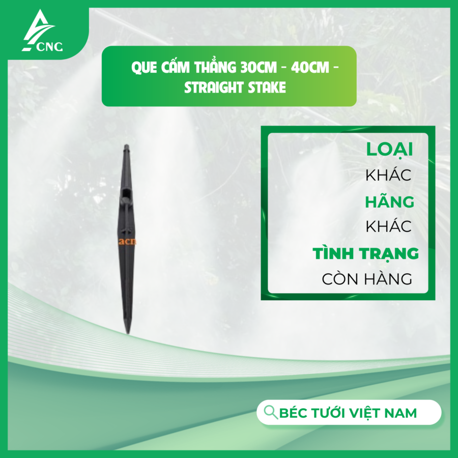 Que cấm thẳng 30cm - 40cm - Straight Stake