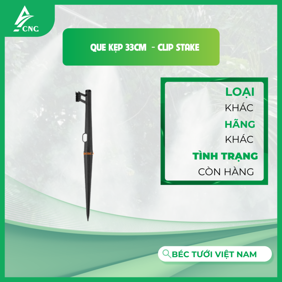 Que kẹp 33cm  - Clip stake