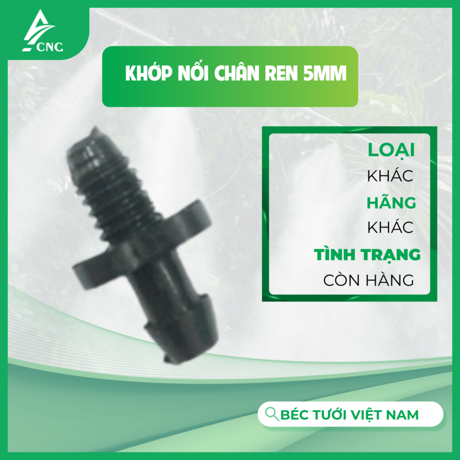 Khớp nối chân ren 5mm