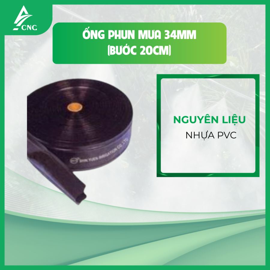 34mm Sprinkler Pipe (20cm Spacing)