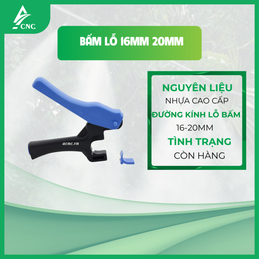 Bấm lỗ 16mm 20mm