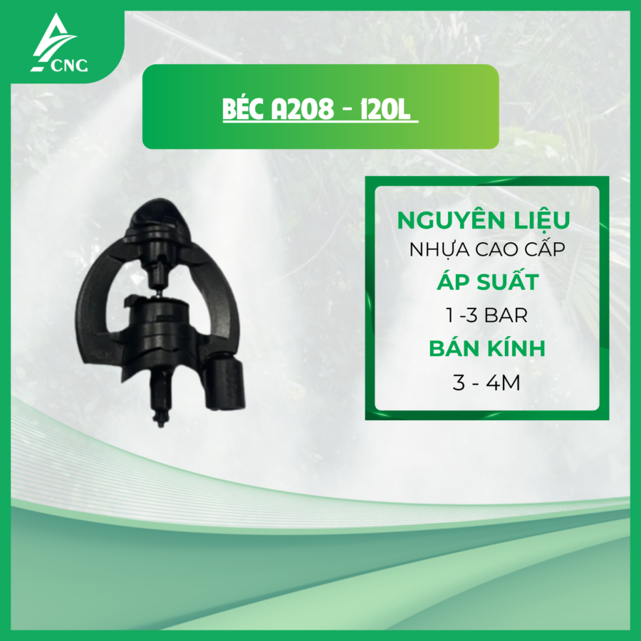 Béc A208 - 120L - CNC