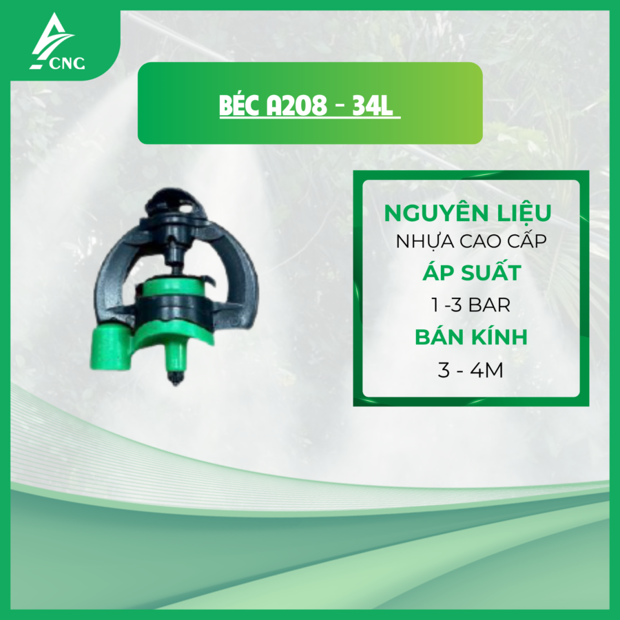 Béc A208 - 34L - CNC