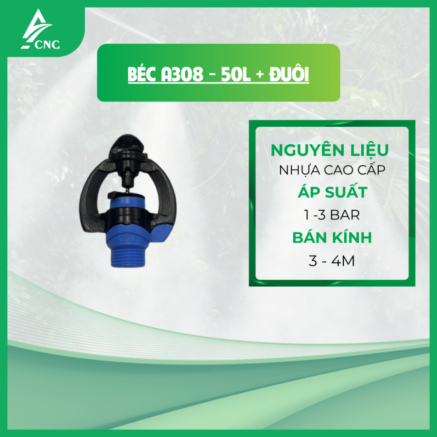 Béc A308-50L-CNC + Đuôi