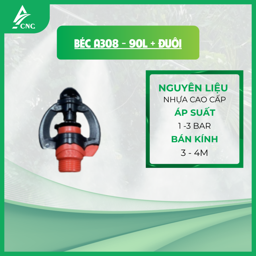 Béc A308-90L - CNC + đuôi