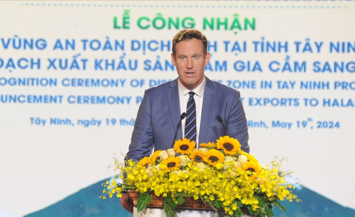 Ông Gabor Fluit, Tổng Giám đốc toàn cầu Tập đoàn De Heus, Hà Lan.